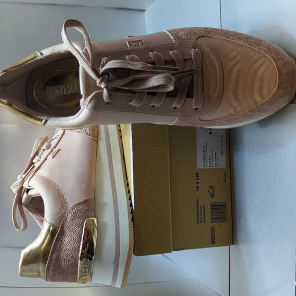 Michael Kors Monique Trainer Sneaker Ballet -7.5 - Picture 2 of 11